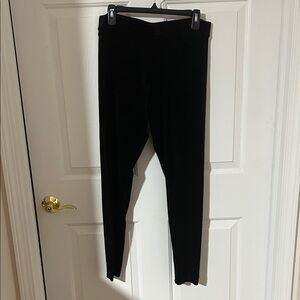 Lauren Conrad black velvet Leggings